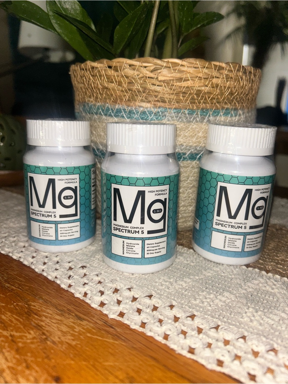 BRAND NEW! Factory sealed Magnesium Complex Supplement. Spectrum 5 MG